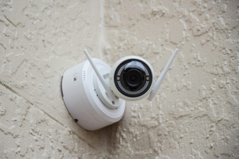 Smart camera at Airbnb Property