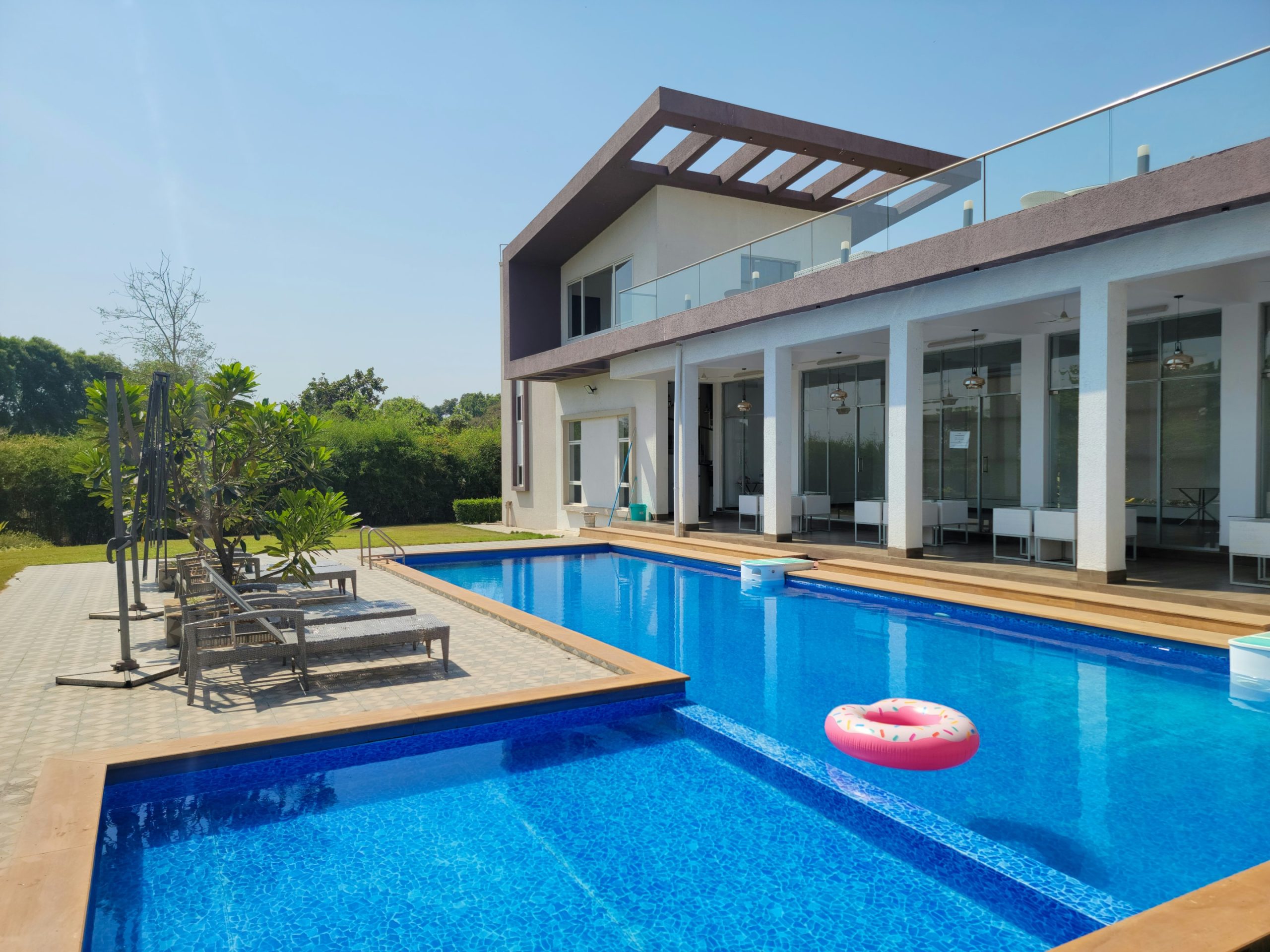 View of pool in beautiful home