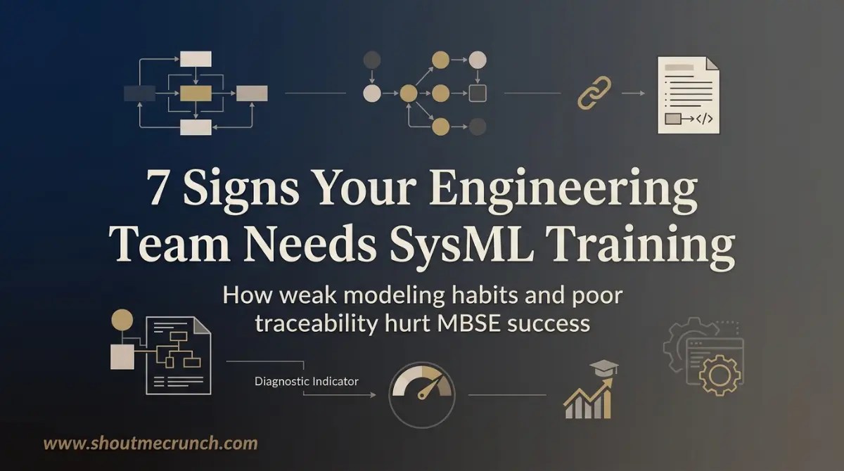 7 Signs Your Engineering Team Needs SysML Training