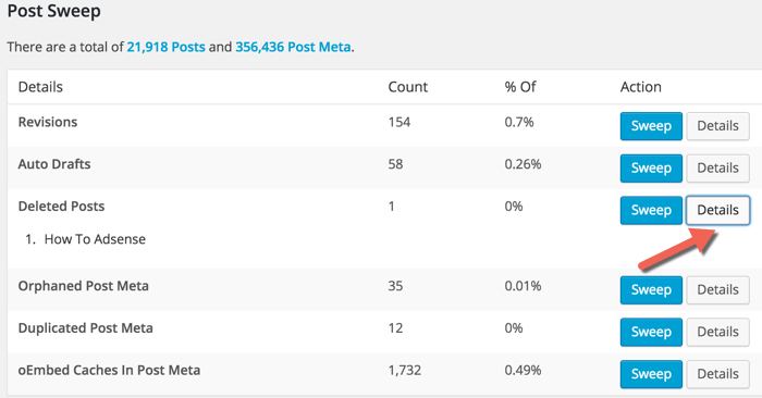 Best wordpress plugins to cleanup and optimize database and improve performance : The Easiest Way To Cleanup Wp Database Wp Sweep