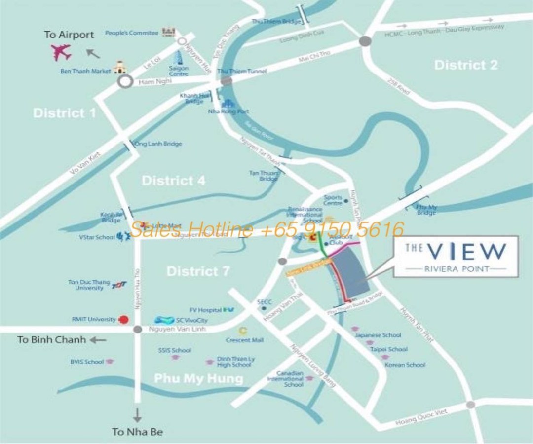 The View at Riviera Point Location Map