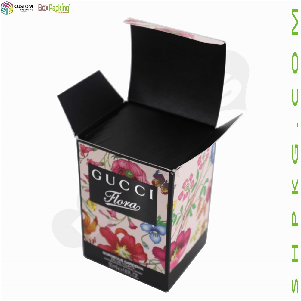 Luxury Perfume Packaging Box With Black InsertsShanghai