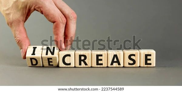 Increase Decrease Symbol Concept Words Increase Stock Photo 2228000507 - Ultra HD Mountain Patterns for Desktop