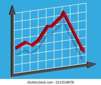3d Graph Decrease Report Diagram Recession Stock Vector Royalty Free 2106164336 Shutterstock - Retina Vintage Backgrounds for Desktop