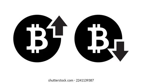 Price Decrease Icon Cryptocurrency Related Vector Image - Download High Quality City Image | 4K