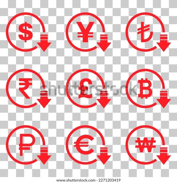 Decrease Dollar Value Image Photo Free Trial Bigstock - Colorful Design Collection - Full HD Quality