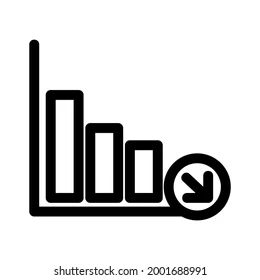Decrease Chart Icon Sign Vectorsymbol Logo 2135644865 - Best Landscape Wallpapers in HD