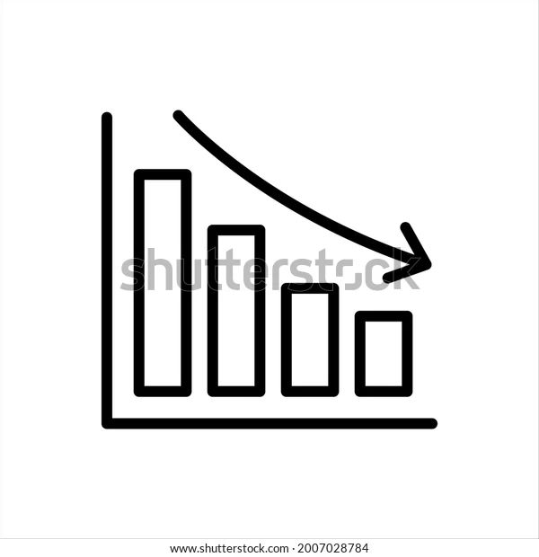 Decrease Diagram Chart Business Stock Illustration Illustration Of - Professional HD Minimal Patterns | Free Download