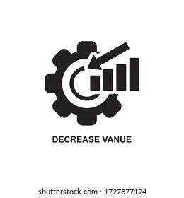 Inefficient Decrease Like Operational Metric Icon Vector Image - Premium Light Texture Gallery - Retina