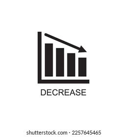 Decrease Icon Business Icon Vector Stock Vector Royalty Free - Amazing Ocean Background - Mobile