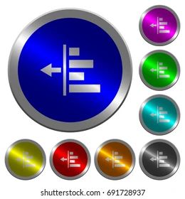 Decrease Left Indentation Content Icons On Stock Vector Royalty Free - Download Elegant Geometric Design | Retina