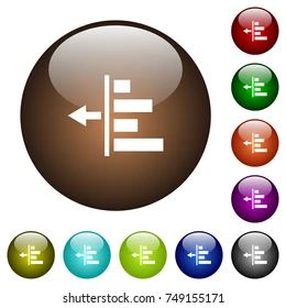 Decrease Left Indentation Content Icons Round Stock Vector Royalty - Classic Full HD Light Backgrounds | Free Download