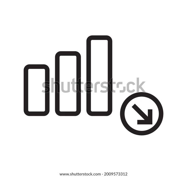 Decrease Icon Decrease Logo Stock Vector Royalty Free 512277931 - Download Perfect Vintage Texture | 8K