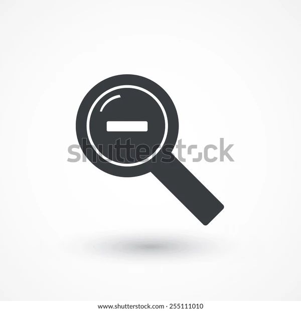 Decrease Magnifiers Icons Minus Zoom Out Stock Vector Royalty Free - Download High Quality Mountain Background | HD