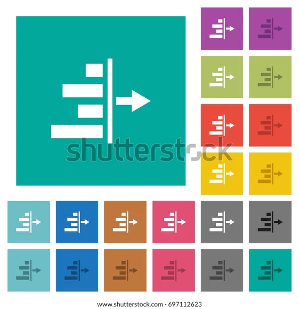 Decrease Right Indentation Content Multi Colored Stock Vector Royalty - Abstract Pattern Collection - 4K Quality
