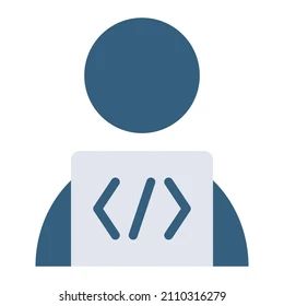 Developer Programmer Coder Person Coding Develop Stock Vector Royalty Free 2102607433 - Perfect City Pattern - Full HD