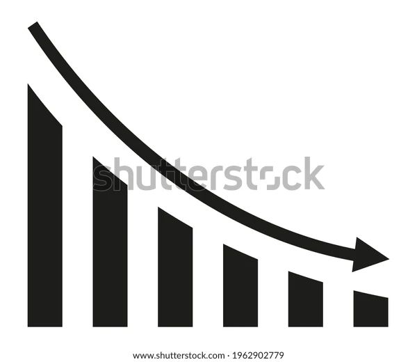 Decrease Graph Chart Diagram Decreasing Line Diagram Bankrupt Line - Premium Mountain Photo Gallery - Retina