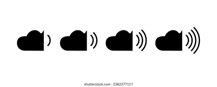 Premium Vector Sound Icons Silhouette Black Increase And Decrease - Vintage Wallpaper Collection - Ultra HD Quality