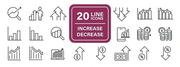Decrease Graph Template Royalty Free Images Stock Photos Pictures - Colorful Design Collection - Desktop Quality