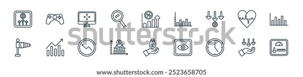 Modern Increase Decrease Icon Pack Perfect Stock Vector Royalty Free 2523658705 Shutterstock - Ocean Images - Artistic Mobile Collection