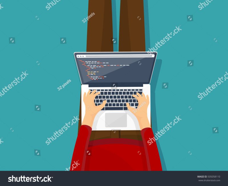 Programming Coding Backgroundflat Designprogram Source Codesoftware Stock Illustration 505058110 - Gorgeous Gradient Design - Full HD