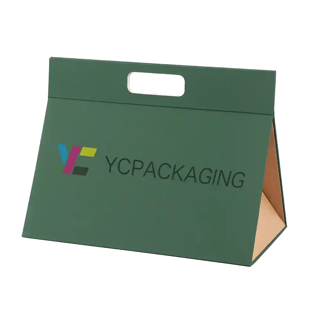 Unique packaging box with built-in handle, perfect for gifts, retail promotions