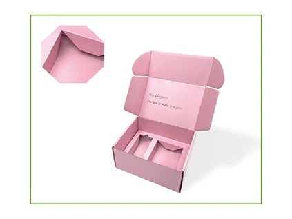 Corrugated insert offering strong and sturdy protection for heavier or fragile products, ideal for shipping items like bottles and delicate packaging goods.