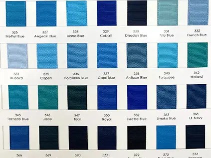 Polyester grosgrain ribbon featuring a ribbed texture, perfect for durable packaging, crafts, and premium gift wrapping.