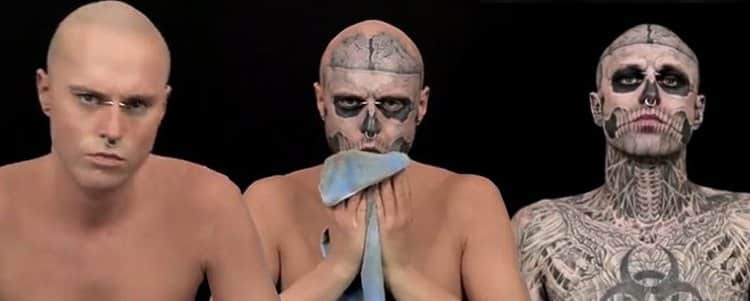 Wonder What Rick Genest Looks Like Without Tattoos Sick Chirpse