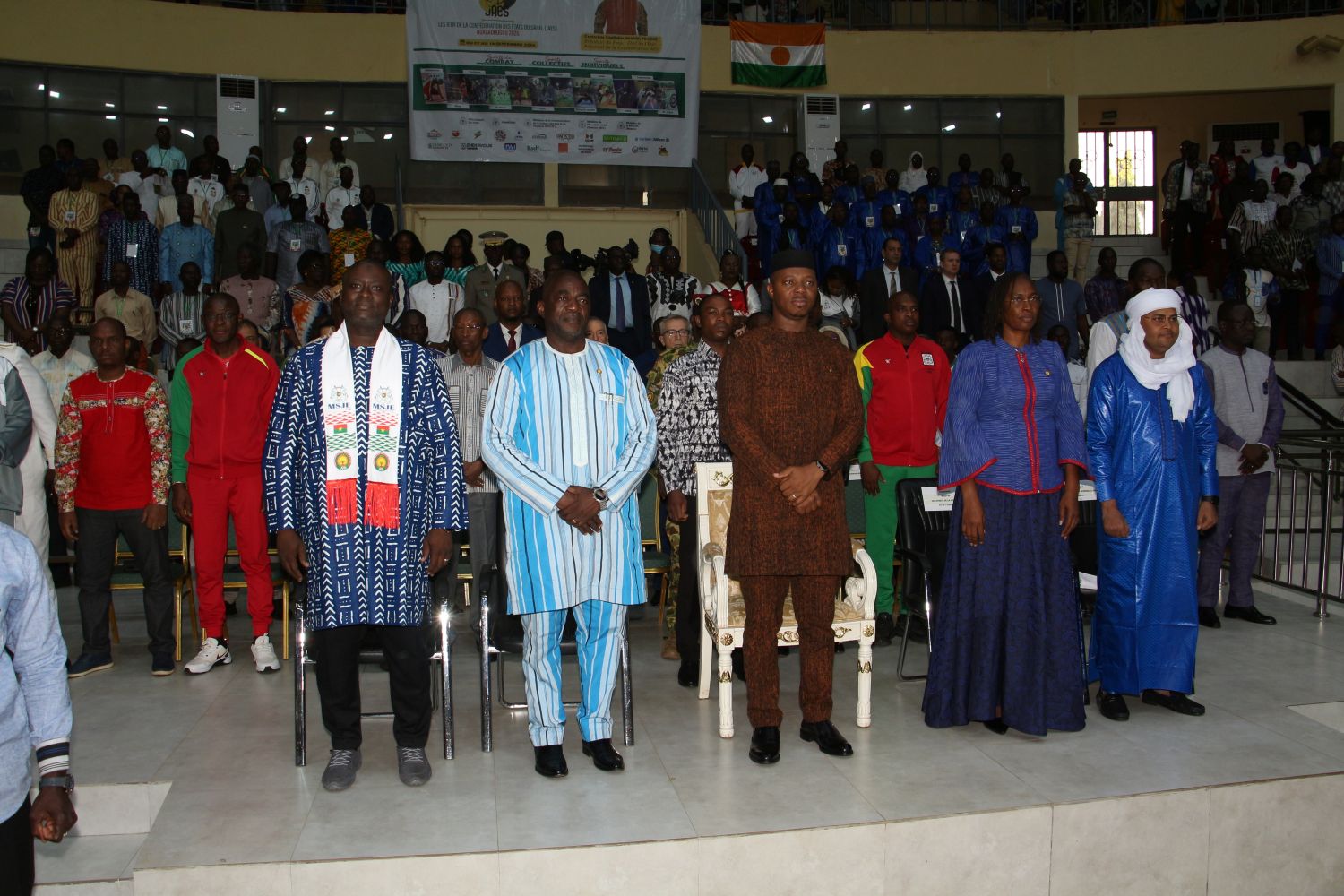 La cérémonie des JAES 2026 a été présidée par le Président du Faso, le Capitaine Ibrahim Traoré, représenté par le président de l’Assemblée législative du Peuple, Dr Ousmane Bougouma.