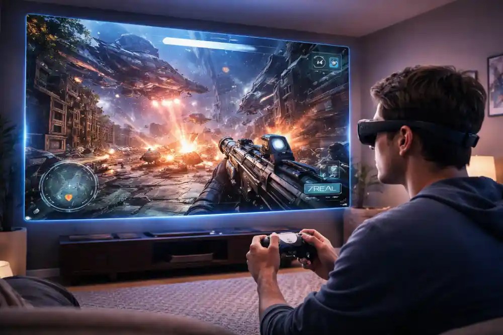 ASUS Xreal R1 Gaming Glasses Replace VR Headsets CES 2026 Memesita