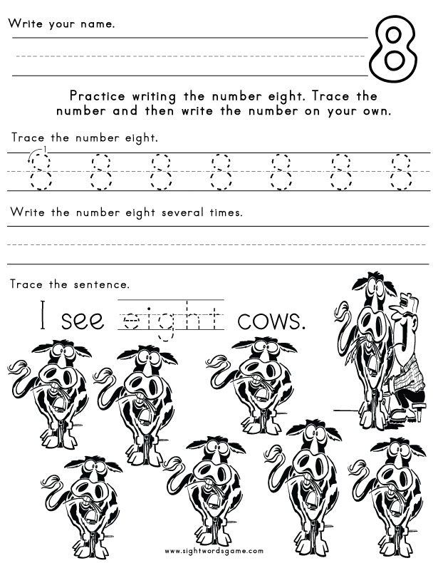 number worksheets sight words reading writing spelling worksheets