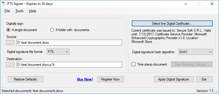Choose 'place all certificates in the following store', click on browse… … in the next window click finish. P7s Signer Pkcs 7 And Cades Format Digital Signature Software