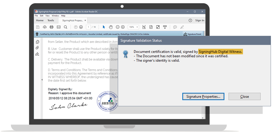 How to create an electronic signature in word · place the cursor on your desired signature line or location. What Is Electronic Signature Their Types Signinghub Com