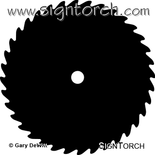 Blade runner vectors (75) · blade runner in flat style vector · blade alphabet bold italic font letters auto logo vector · handicap runner running with running . Saw Blade : SignTorch, Turning images into vector cut paths.