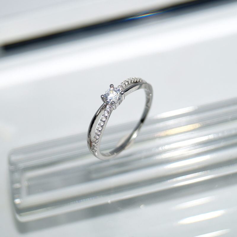 SL00625þBAGUE SOLITAIRE LIGNE X 52