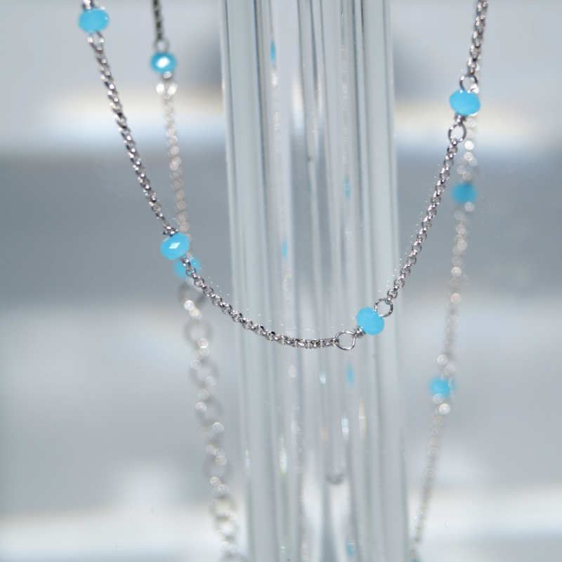 SX00800þCOLLIER ROSARIA AZUR