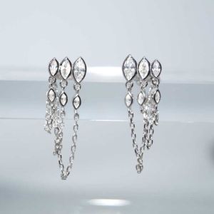 SX00903þBOUCLE CHAINETTE MARQUISE