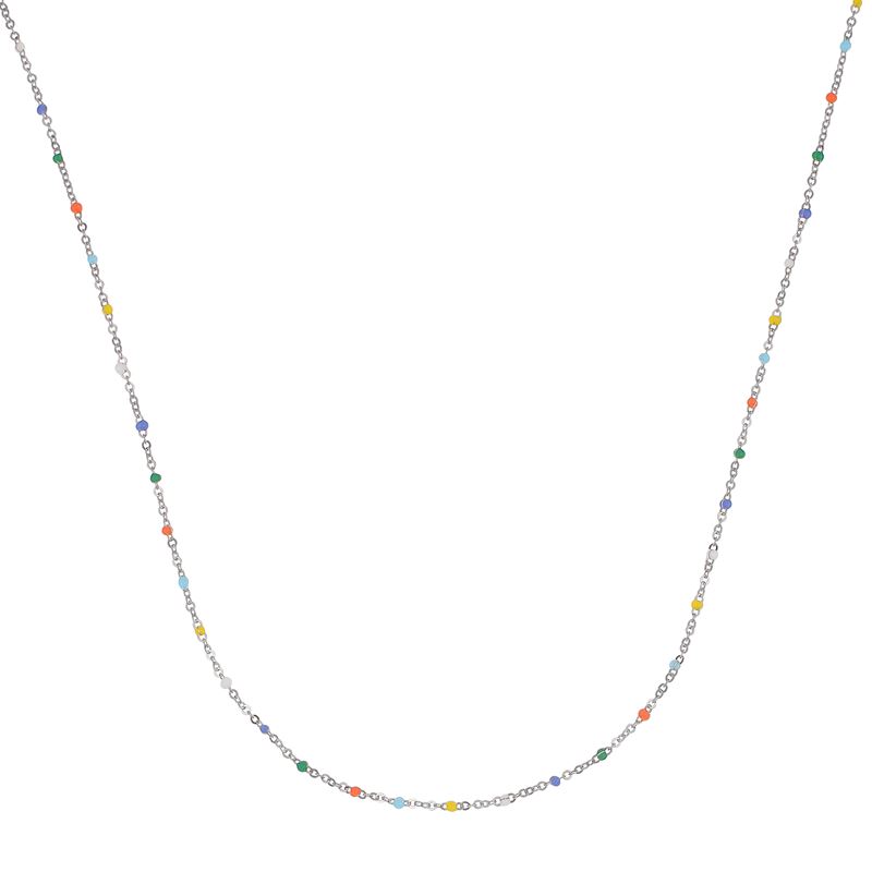 SX01021þCOLLIER ROSARIO MULTICOLORE