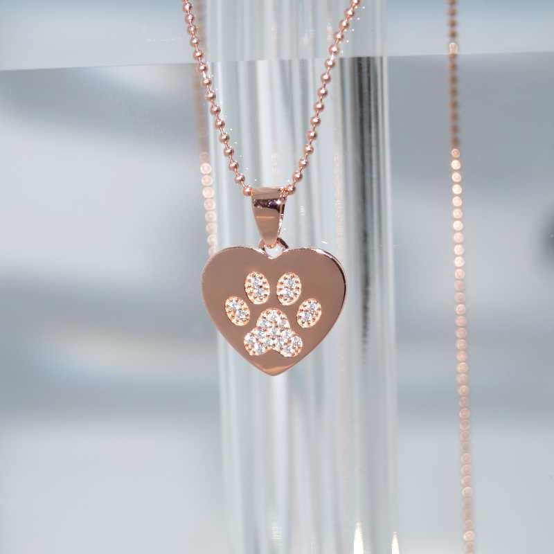 SX01037þCOLLIER LOVE ANIMALS ROSE