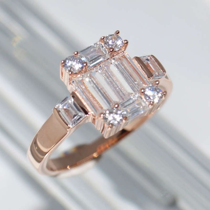 RI00951þBague Baguette Asher Rose 52