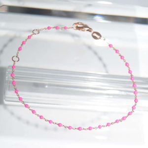 RI00987þBRACELET ROSARIO FLUO ROSE ROSE