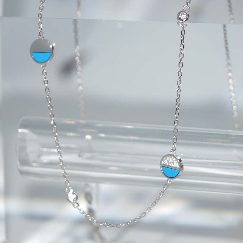 RI01120þSAUTOIR MIMI TONDO TURQUOISE