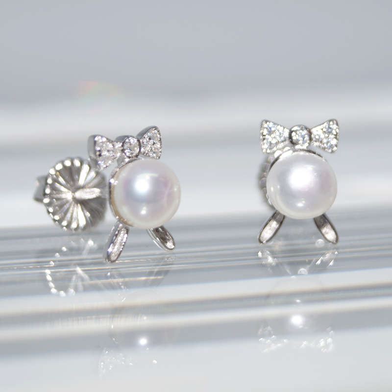 RI01209þBOUCLE ROSETTE PERLE