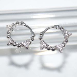 RI01227þBOUCLE MINI CREOLES SPIKE