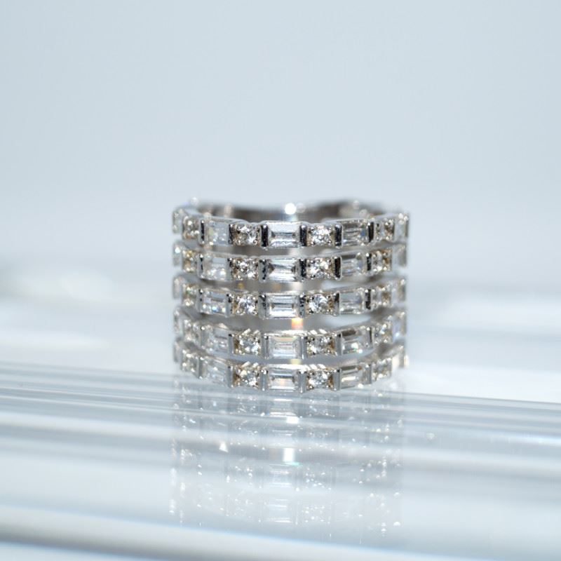 DV02071þBague Baguette Gourmette Rigide 54