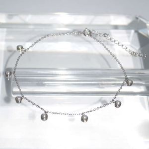 RI01133þChaine De Cheville Serti Perle