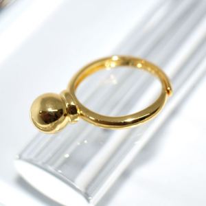 RI01312þBague Boule Golden Tears Dore