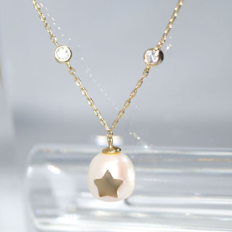RI01420þCollier Perle Stella Dore