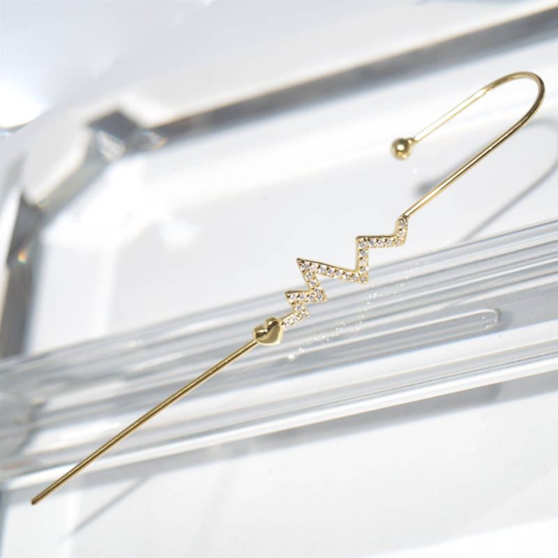 RI01498þMono Boucle Pulsation Dore